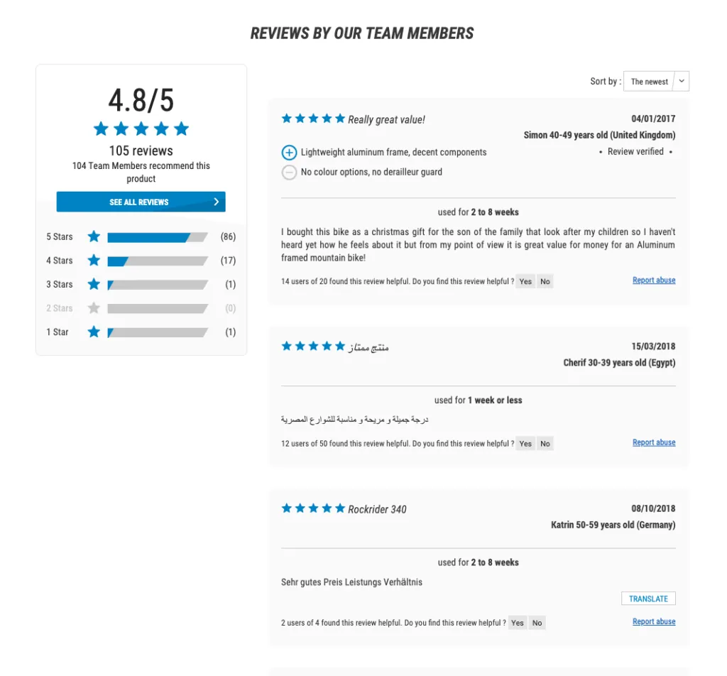 Decathlon employee reviews
